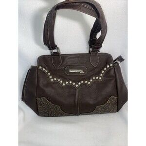 Western Carry Tote Bag Purse Arena Queen Studded Floral Shoulder Large rodeo